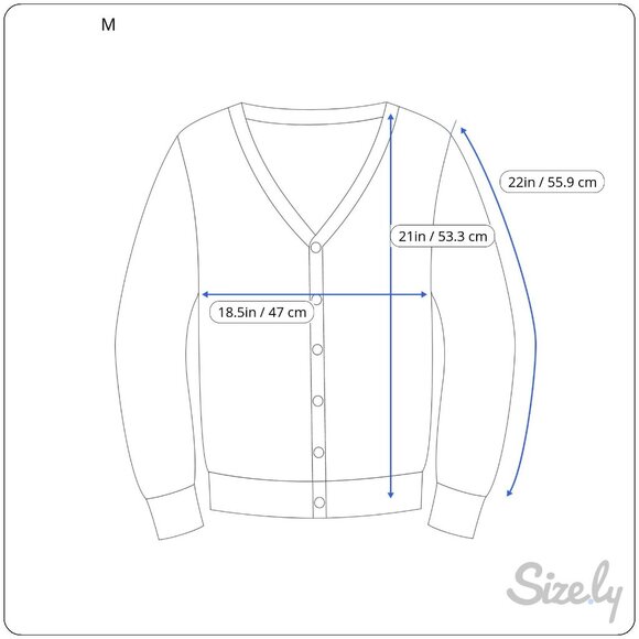 Womens Medium Beige Button-Up Cardigan Sweater - Picture 2 of 3